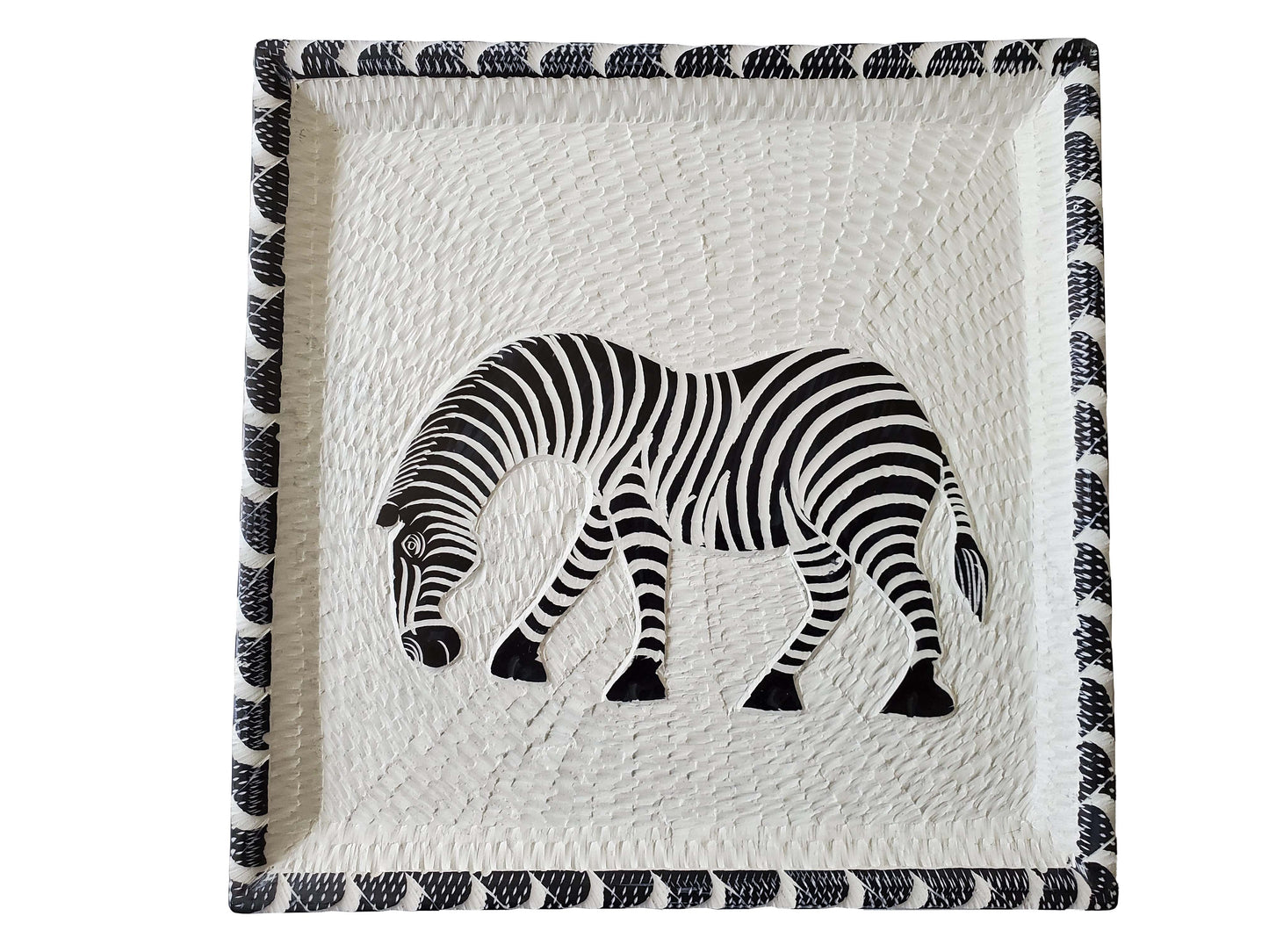 Handmade Zebra Soapstone made in Kenya