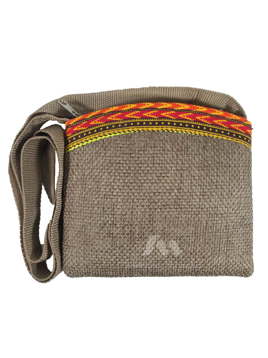 Jute Light Brown Crossbody Bag