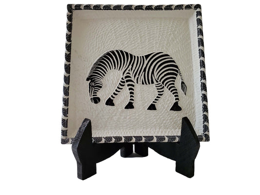 Handmade Zebra Soapstone made in Kenya