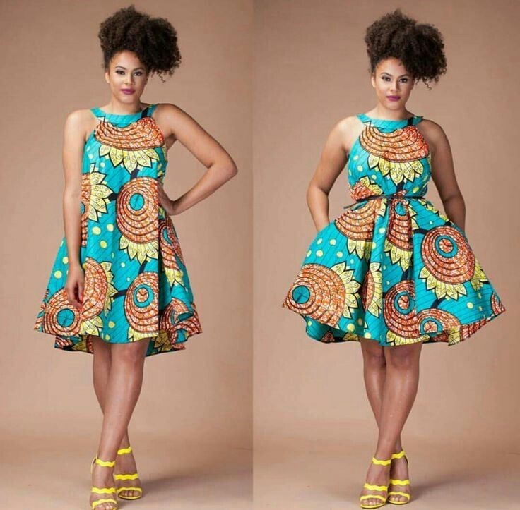 Butterfly African Dress