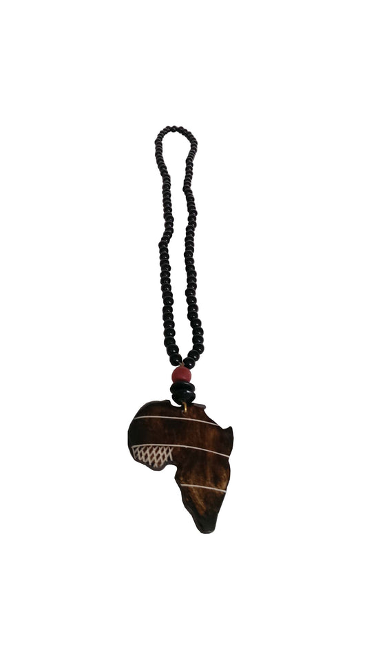 Africa Pendant Long Necklace (Unisex)