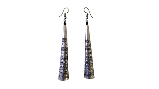 African Cone Shaped Earrings