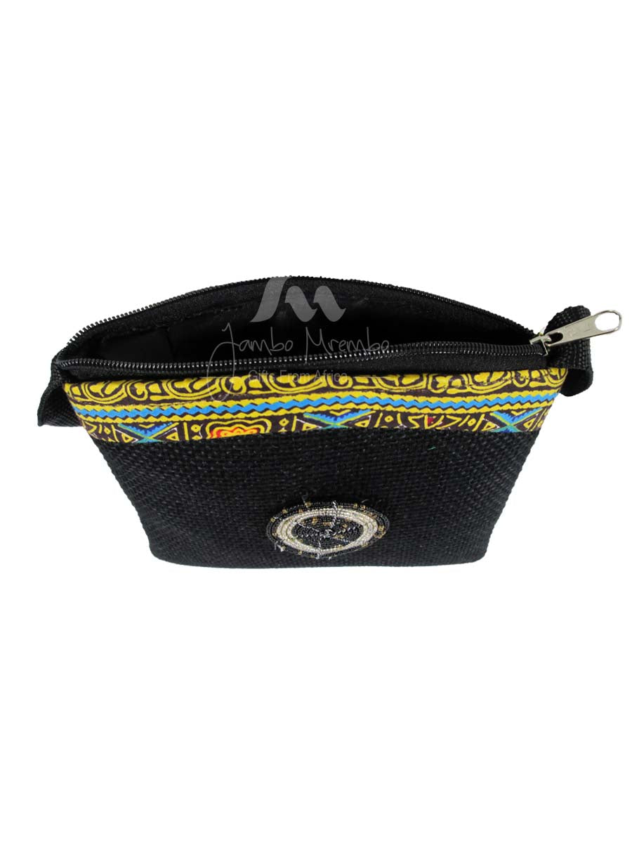 Jute Black Crossbody Bag