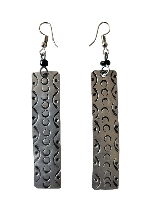 Rectangular African Earrings