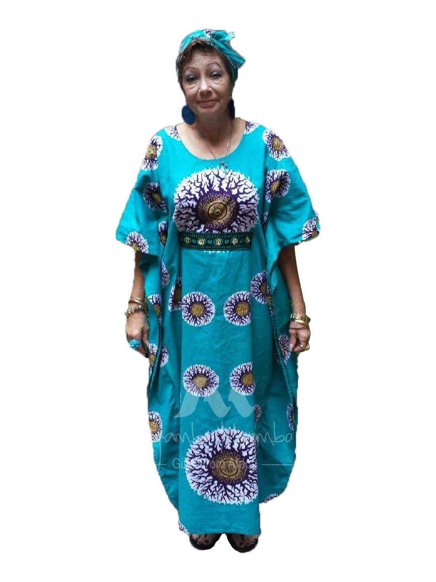 Mombasa Long Dress with Interior Tie Straps (one size fits size 0-16)