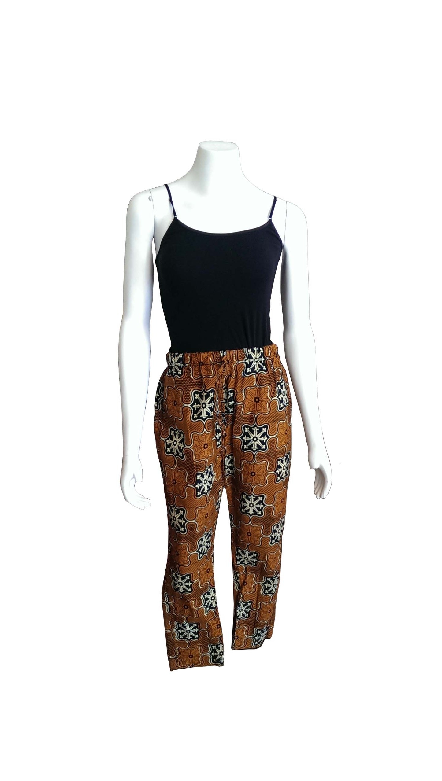 Pant Suit with African Print (Unisex)